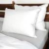 2 Pack Firm White Duck Feather & Down Bed Pillow | BOKSER HOME