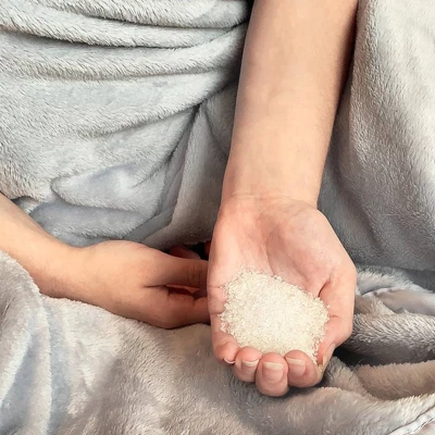 Crystal Reversible 15lbs Weighted Blanket With Removable Cover - DreamLab 6 Crystal Reversible 15lbs Weighted Blanket With Removable Cover - DreamLab - Image 6