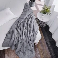 48" X 72" 12lbs Microfiber Weighted Blanket Gray - Pur Serenity -Bedding Sale Store GUEST 048d3aa7 2706 47e2 b4c8 3a975704d3b3