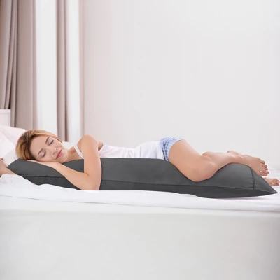 PiccoCasa Soft Cotton Body Zipper Closure 20"x 55" Pillowcase 1PC 2 PiccoCasa Soft Cotton Body Zipper Closure 20"x 55" Pillowcase 1PC - Image 2