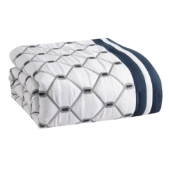 Ellison Embroidered Colorblock Comforter Bedding Set Dark Teal -Bedding Sale Store GUEST 08af15a4 1f58 46e9 a6cb f377896c6c7d