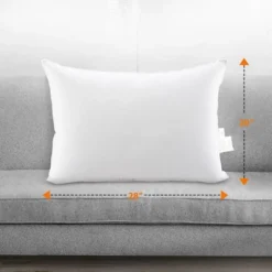 Cheer Collection Hypoallergenic Hollow Fiber Pillows - White (Set Of 4) -Bedding Sale Store GUEST 0b211a22 a573 42b3 acc5 c0f39bc371aa