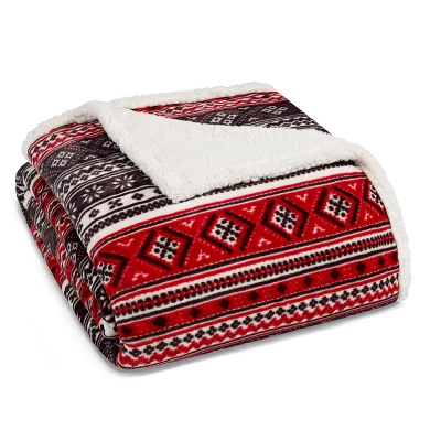 Patterned Plush Bed Blanket - Eddie Bauer 7 Patterned Plush Bed Blanket - Eddie Bauer - Image 7