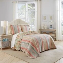 Floral Stripe Spring Bling Bedspread Set 3pc - Waverly® 8 Floral Stripe Spring Bling Bedspread Set 3pc - Waverly® -Bedding Sale Store GUEST 142f4be0 2f5a 44cf b0f4 7e57311c6169