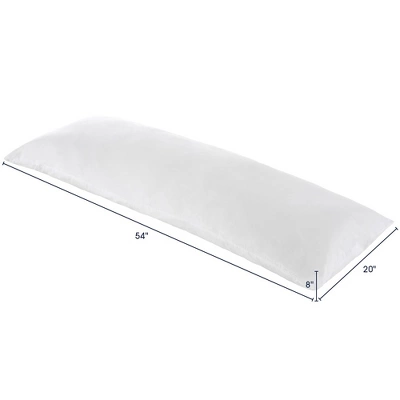 Cheer Collection Hypoallergenic Down Alternative 20" X 54" Body Pillow With Washable Cover 2 Cheer Collection Hypoallergenic Down Alternative 20" X 54" Body Pillow With Washable Cover - Image 2