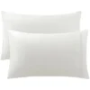 2 Pcs 300 Thread Count 100% Cotton Fabric Comfortable Pillowcase - PiccoCasa