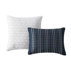 Ellison Embroidered Colorblock Comforter Bedding Set Dark Teal -Bedding Sale Store GUEST 1f695054 7a3b 4b90 a97b 5b4ab04e155c