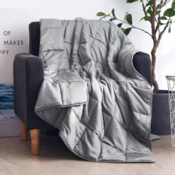 48"x72" 15lbs Rayon From Bamboo Weighted Blanket - Rejuve