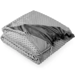 Bare Home Minky Duvet Cover For Weighted Blanket