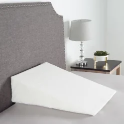 Yorkshire Home Wedge Memory Foam Support Pillow With Rayon From Bamboo Fiber Cover