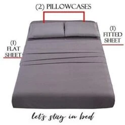 Elegant Comfort Luxury Ultra Soft 4-Piece Solid Wrinkle Free Deep-Pocket Bed Sheet Set -Bedding Sale Store GUEST 3a447c96 d87c 4aab ae46 b25d0bb191c1