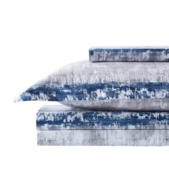 Southshore Fine Living Abstraction 100% Cotton 300 Thread-Count Sateen Extra-Deep Pocket Sheet Set -Bedding Sale Store GUEST 3af67be3 901c 446e 8674 24263dafae1f