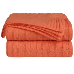PiccoCasa Soft 100% Cotton Knitted Lightweight Cable Bed Home Decorative Blanket 13 PiccoCasa Soft 100% Cotton Knitted Lightweight Cable Bed Home Decorative Blanket -Bedding Sale Store GUEST 3c344f47 bd2d 42cc 9b52 9b0672621b51