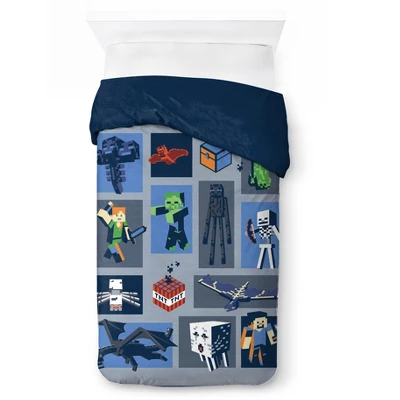 Saturday Park Minecraft Emblematic 100% Organic Cotton Duvet Cover & Sham Set 3 Saturday Park Minecraft Emblematic 100% Organic Cotton Duvet Cover & Sham Set - Image 3