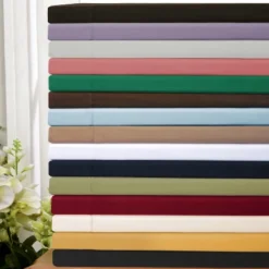 530 Thread Count Solid Deep Pocket Cotton Luxury Premium Bed Sheet Set By Blue Nile Mills -Bedding Sale Store GUEST 44709eb5 d4cb 48a1 afd2 ceb7b9d5d330 1