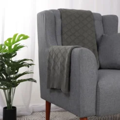 PiccoCasa 100% Cotton Knit Throw Blanket Soft Lightweight Decorative Knitted Blankets -Bedding Sale Store GUEST 46669817 110e 470d 9246 df7f012d2898