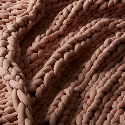 50"x70" 12lbs Solid Knit Weighted Blanket - Casaluna™ 2 50"x70" 12lbs Solid Knit Weighted Blanket - Casaluna™ - Image 2