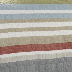 Gray Stripe Salmon Ladder Quilt Set - Eddie Bauer® -Bedding Sale Store GUEST 48862834 69c3 4037 a7ec 13e6ffd37812