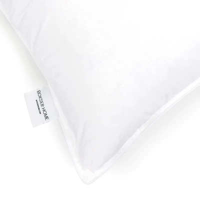 2 Pack Firm White Duck Feather & Down Bed Pillow | BOKSER HOME 6 2 Pack Firm White Duck Feather & Down Bed Pillow | BOKSER HOME - Image 6