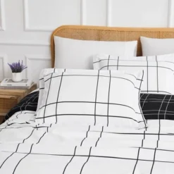 Southshore Fine Living Urban Grid Reversible Oversized Comforter Set -Bedding Sale Store GUEST 4fe19687 8c40 4cef b26a 2f0682fd429d