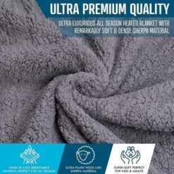 Zone Tech Faux Shearling Fleece Travel Blanket 2 Pack Grey Soft Plush Warm Fuzzy Automotive Cover 59"x43" Great For Winter Home Office And Camping -Bedding Sale Store GUEST 508fa433 52e0 4840 8774 c32facbb09bb