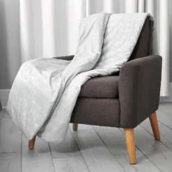 48"x72" Clean Comfort 20lbs Weighted Blanket With Removable Cover Gray - Sealy -Bedding Sale Store GUEST 53743d5a 6129 4510 8447 6fea7511f4ae