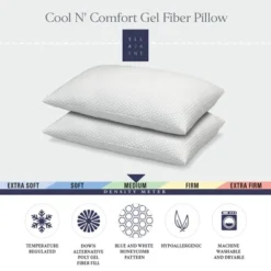 Cool N' Comfort Gel Fiber Pillow With CoolFlex Technology -Bedding Sale Store GUEST 53dc5f27 1cce 4c5f bcef 5fd54861fee2