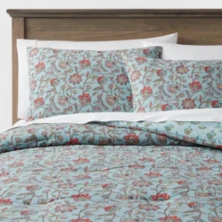 Floral Printed Comforter & Sham Set Light Teal Blue - Threshold™ 7 Floral Printed Comforter & Sham Set Light Teal Blue - Threshold™ -Bedding Sale Store GUEST 57a7f940 db81 4643 aab4 fe7fb2b5d8bf
