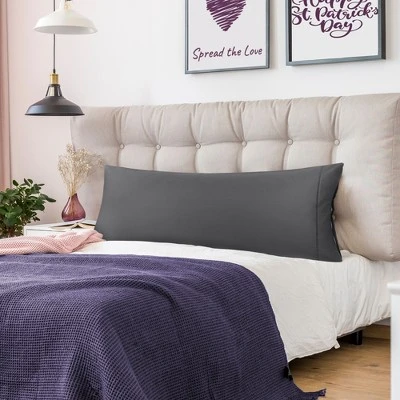 PiccoCasa Soft Cotton Body Zipper Closure 20"x 55" Pillowcase 1PC 1 PiccoCasa Soft Cotton Body Zipper Closure 20"x 55" Pillowcase 1PC