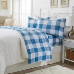 Great Bay Home Velvet Plush Luxury Printed Sheet Sets