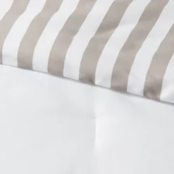Stripe Microfiber Reversible Comforter & Sheet Set Gray - Room Essentials™ -Bedding Sale Store GUEST 6816d8aa 726a 4d37 9b37 18aafff03261