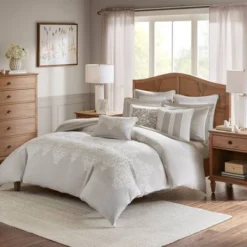 Madison Park Barely There Comforter Set Light Gray/White -Bedding Sale Store GUEST 6a4f82e7 67d7 43d5 9141 64351c2ad473