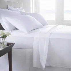 Purity Home 400 Thread Count Ultimate Percale Cotton Sheet & Pillowcase Set Collection