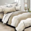Better Bed Collection 300TC Valleys & Hills Taupe Duvet Set