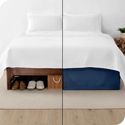 Tailored 15" Pleated Bed Skirt By Bare Home 3 Tailored 15" Pleated Bed Skirt By Bare Home - Image 3