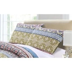 Shangri-La Quilted Cotton Pillow Sham Multicolor By Greenland Home Fashion -Bedding Sale Store GUEST 7bf6d7fa b2a6 4e48 9df8 cb5dd3f84bec