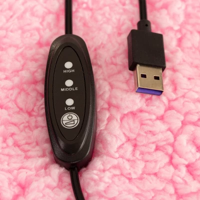 Heated Blanket 2-Pack - USB-Powered Fleece Throw Blankets For Travel, Home, Office, Or Camping - Winter Car Accessories By Stalwart (Pink) 11 Heated Blanket 2-Pack - USB-Powered Fleece Throw Blankets For Travel, Home, Office, Or Camping - Winter Car Accessories By Stalwart (Pink) - Image 11