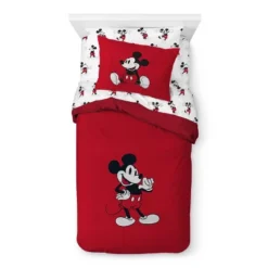 Saturday Park Disney Mickey Mouse Classic 100% Organic Cotton Bed Set