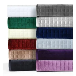 Florence Velvet Oversized Quilt Set - Tribeca Living