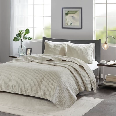 Madison Park Mitchell Reversible Coverlet Set 1 Madison Park Mitchell Reversible Coverlet Set