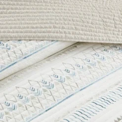 Madison Park 3pc Levi Reversible Printed Microfiber Seersucker Coverlet Set Taupe -Bedding Sale Store GUEST a25a8feb 4c9c 4f2b 953a 9382cf2c3f80