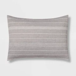 12pc Chambray Matelasse Stripe Comforter & Sheet Bedding Set Gray - Threshold™ -Bedding Sale Store GUEST a6544a0f 31de 47cd 9f24 ae05ba242231