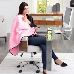 Heated Blanket 2-Pack - USB-Powered Fleece Throw Blankets For Travel, Home, Office, Or Camping - Winter Car Accessories By Stalwart (Pink) 16 Heated Blanket 2-Pack - USB-Powered Fleece Throw Blankets For Travel, Home, Office, Or Camping - Winter Car Accessories By Stalwart (Pink) -Bedding Sale Store GUEST b199456b e669 4f96 9643 266c87d70811