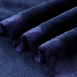 1 Pc Queen Microfiber Flannel Fleece Bed Blankets Navy Blue - PiccoCasa -Bedding Sale Store GUEST b546e7db 9af5 421f 8dda 1166b4da6622