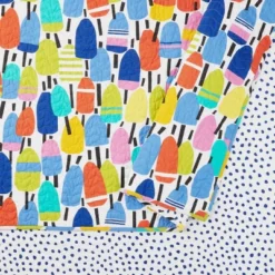 Kate Nelligan For Makers Collective Buoys Quilt Set Blue/Green/Red -Bedding Sale Store GUEST b9c5942a be06 4069 9c6b 40c224ec6b96