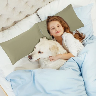 PiccoCasa Luxury 1800 Brushed Microfiber Pillowcases 2 Pcs 1 PiccoCasa Luxury 1800 Brushed Microfiber Pillowcases 2 Pcs