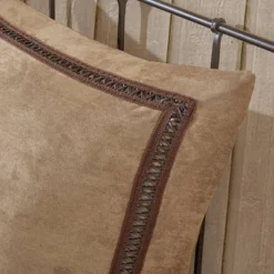 26x26" Woolrich Hadley Plaid Euro Sham Brown