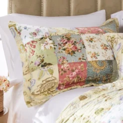 Blooming Prairie Floral Design Sham Multicolor By Greenland Home Fashion -Bedding Sale Store GUEST c15e816e 11f0 40b7 bb35 191e740e10c5
