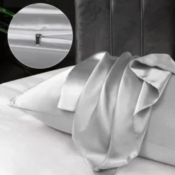PiccoCasa Luxury Satin Skin Zipper Closure Pillowcases 2 Pcs 8 PiccoCasa Luxury Satin Skin Zipper Closure Pillowcases 2 Pcs -Bedding Sale Store GUEST c7cbbc78 a220 4958 a08b 9207b5ef671e