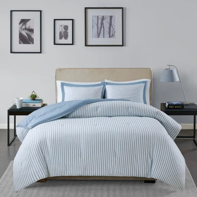 Braydon Reversible Stripe Comforter Mini Set 1 Braydon Reversible Stripe Comforter Mini Set